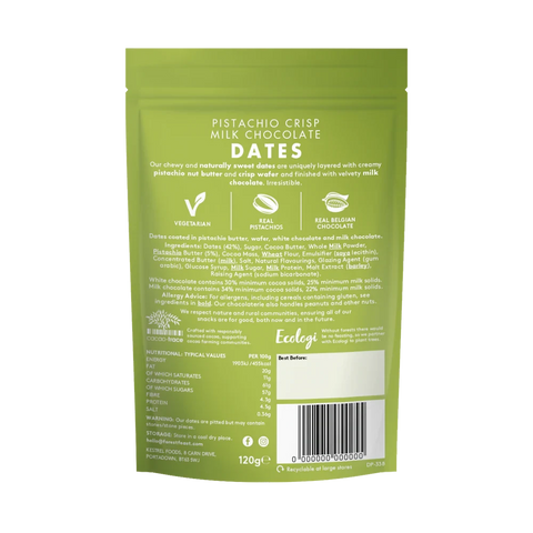 Forest Feast | Pistachio Crisp Milk Chocolate Dates