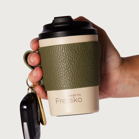 Fressko | Bino Premium Italian Leather Sleeve Fern