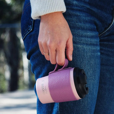 Fressko | Camino Premium Italian Leather Sleeve Mauve