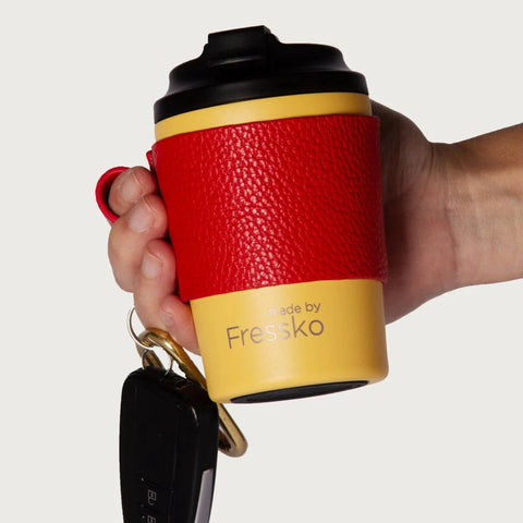 Fressko | Camino Premium Italian Leather Sleeve Scarlet