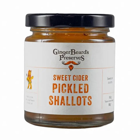 GingerBeard Preserves | Sweet Cider Pickled Shallots