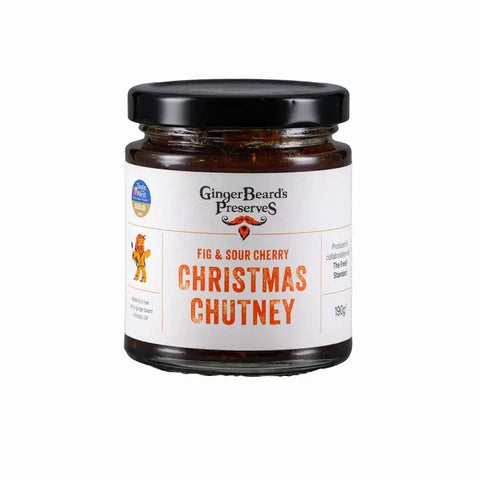 GingerBeard's Preserves | Fig & Sour Cherry Christmas Chutney