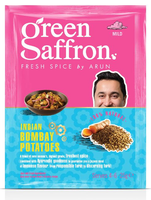 Green Saffron Bombay Potato Spice Mix - Kate's Kitchen