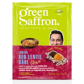 Green Saffron Red Lentil Dahl - Kate's Kitchen