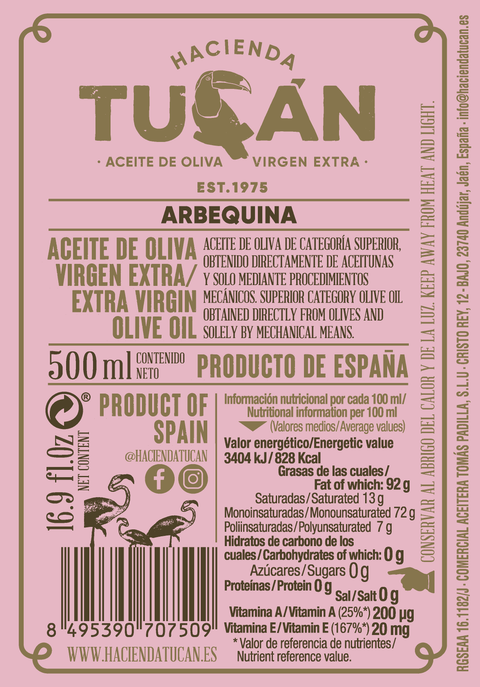 Hacienda Tucan | Arbequina Limited Edition EVOO (early harvest)