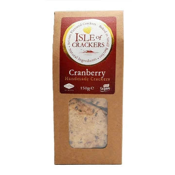 Isle of Crackers | Cranberry Handmade Crackers