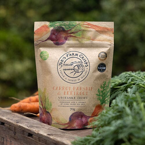 Joe's Farm Crisps | Carrot, Parsnip & Beetroot