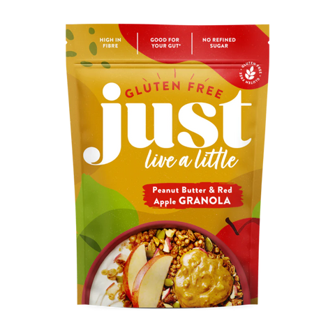 Just Live A Little Granola | Peanut Butter & Red Apple Granola