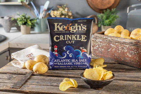 Keoghs | Crinkle Cut Atlantic Sea Salt and Balsamic Vinegar