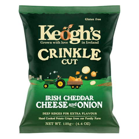 Keoghs | Crinkle Cut Cheddar Cheese & Onion