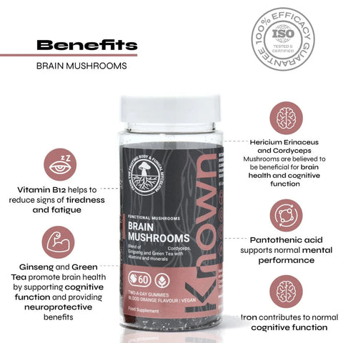 Known | Brain Mushroom Gummies