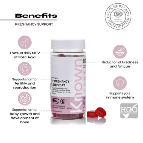 Known | Pregnancy Support Gummies