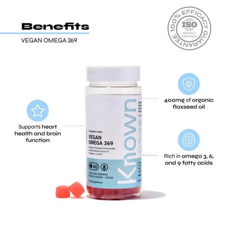 Known | Vegan Omega 369 Gummies