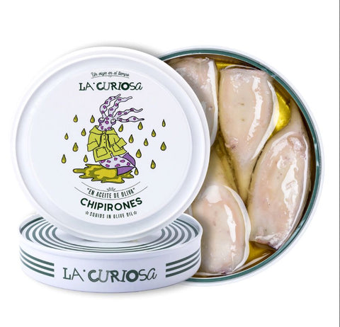 La Curiosa - Chipirones in Olive Oil