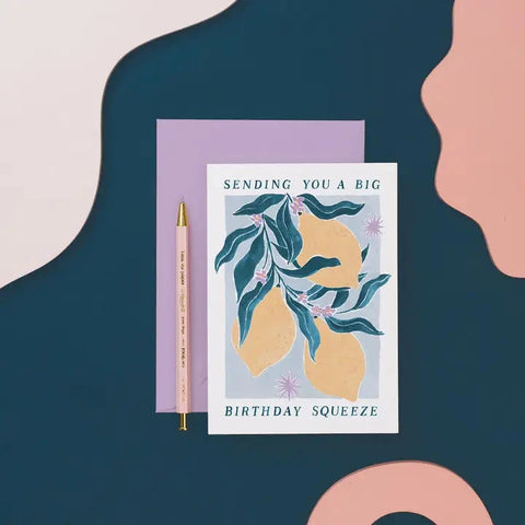Lemons Birthday Card | Sister Paper Co