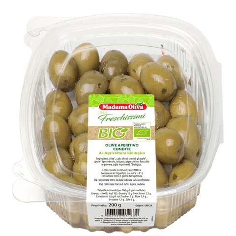 Madama Oliva | Pitted Green Giant Olives