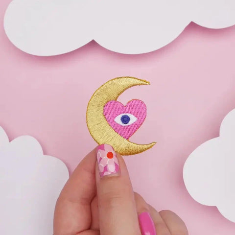 Malicieuse  | Adored Moon Iron-On Patch