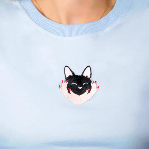 Malicieuse | Iron-On Patch Cat Hug