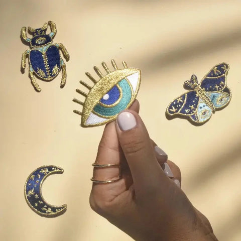 Malicieuse | Iron-On Patch Golden Eye