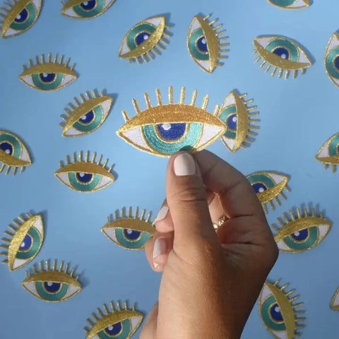 Malicieuse | Iron-On Patch Golden Eye
