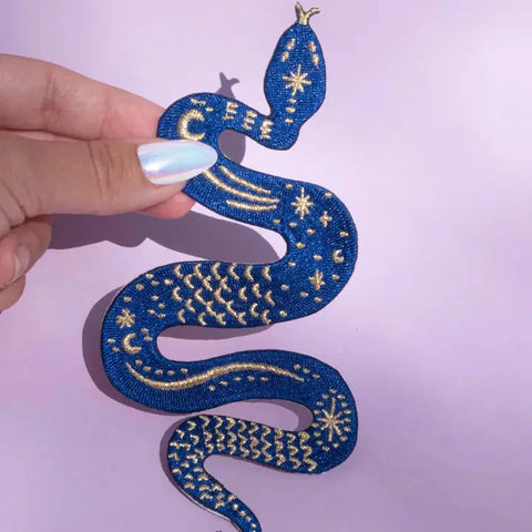 Malicieuse | Iron-On Patch Snake Xl