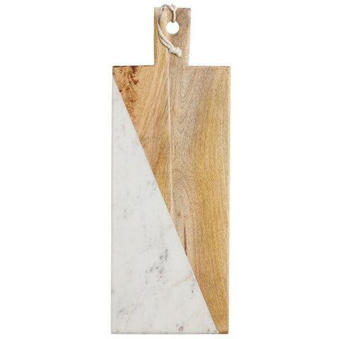 MasterClass | Gourmet Prep & Serve Wood & Marble Paddle Board