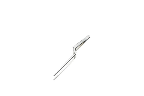 MasterClass | Stainless Steel 21cm Curved Plating Tongs