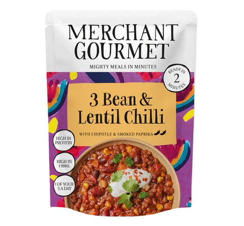 Merchant Gourmet | 3 Bean & Lentil Chilli