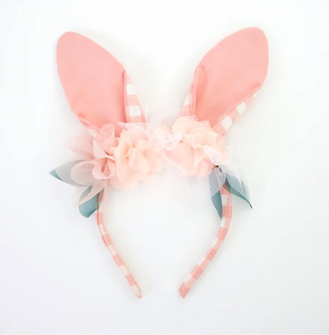 Meri Meri | Embellished Gingham Bunny Headband