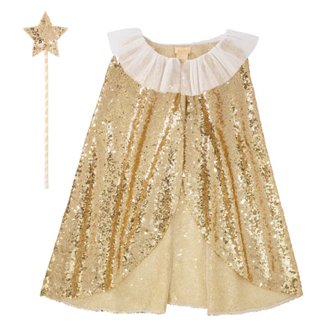 Meri Meri | Gold Sparkle Cape