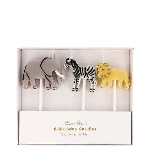Meri Meri | Safari Candle Set 0f 6