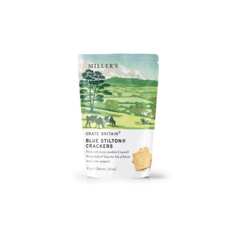 Millers | Grate Britain Stilton Crackers Pouches