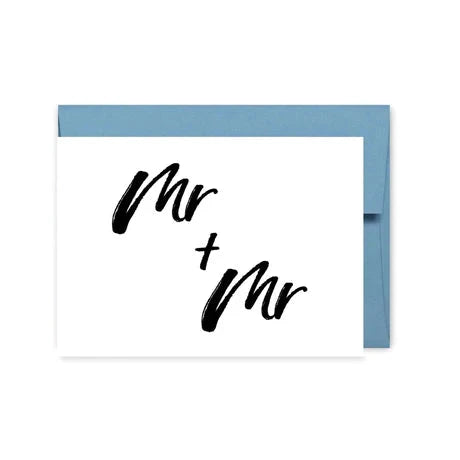 Mr & Mr Wedding Card | Hue complete Me