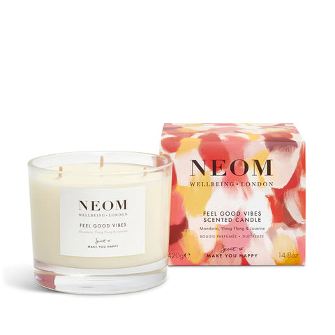 Neom Wellbeing London  |  Feel Good Vibes 3 Wick Candle