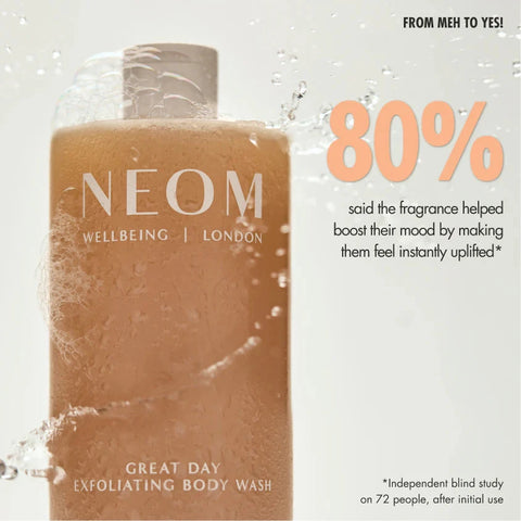 Neom Wellbeing | Great Day Exfoliating Body Wash