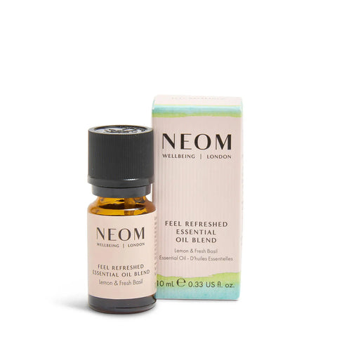 Neom Wellbeing London |Feel Refreshed Essential Oil | Sicilian Lemon & Fresh Basil