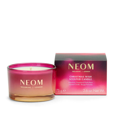 Neom Wellbeing London | Christmas Wish Travel Candle