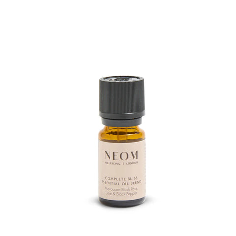 Neom Wellbeing London | Complete Bliss Essential Oil | Moroccan Blush Rose,Lime & Black Pepper