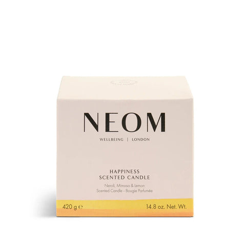 Neom Wellbeing London | Happiness Scented Candle (3 wick)