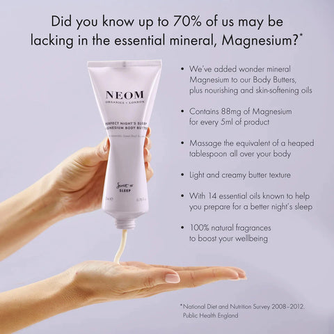 Neom Wellbeing London | Perfect Night’s Sleep Magnesium Body Butter