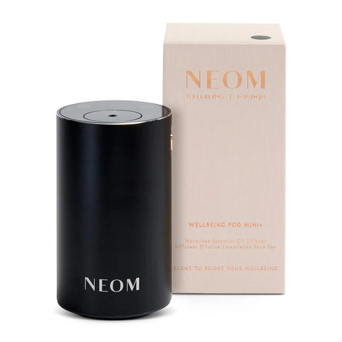Neom Wellbeing London |Pod Mini+ Waterless Essential Oil Diffuser  in Black