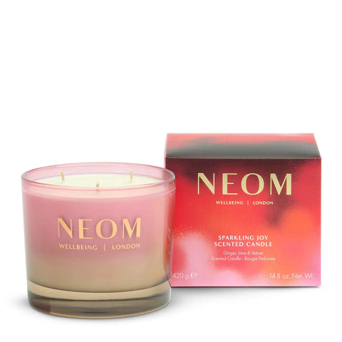 Neom Wellbeing London | Sparkling Joy 3 Wick Candle