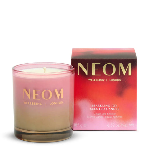 Neom Wellbeing London | Sparkling Joy Scented 1 Wick Candle