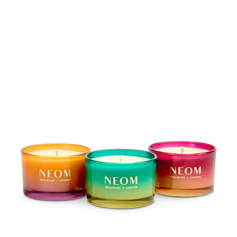 Neom Wellbeing London | Winter Wellbeing Candle Trio
