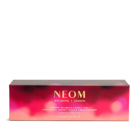 Neom Wellbeing London | Winter Wellbeing Candle Trio