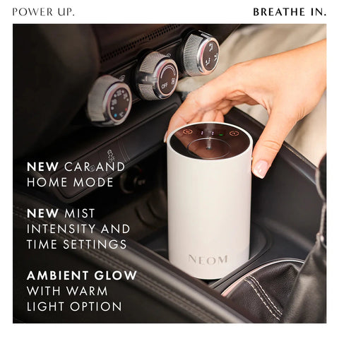 Neom Wellbeing London | Pod Mini+ Waterless Essential Oil Well-beingin White