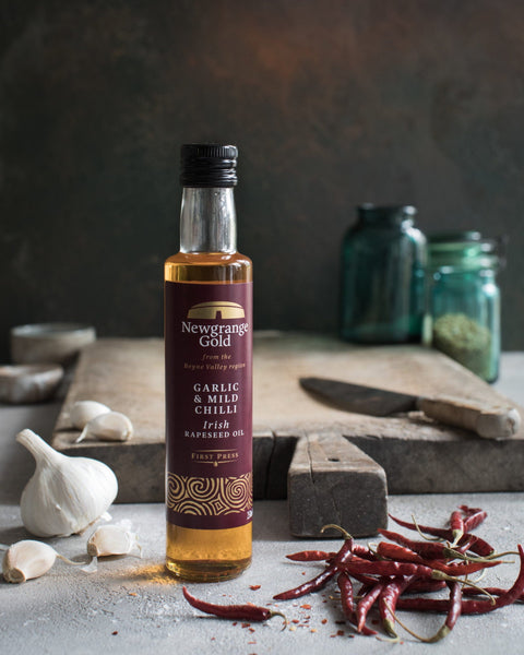 Newgrange Gold | Garlic & Mild Chilli Irish Rapeseed Oil