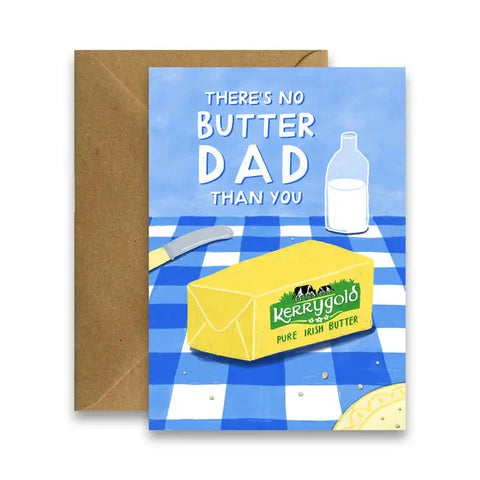 No Butter Dad | Funny Irish Card For Dad