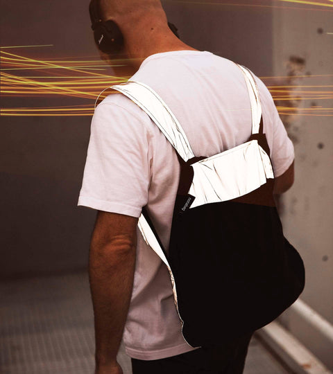Notabag Black Reflective Bag