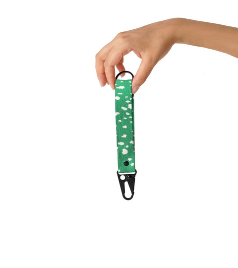 Notabag Key Chain Green Spinkle